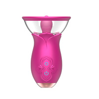 Kovida Wasserdichtes Silikon-Material Massage Sex Klitoris Saugen Lecken Nippel Erwachsenen Mini G-Punkt Frauen Rose Toy Vibrator