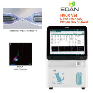Analyseur d'hématologie vétérinaire EDAN H90X à 6 parties, équipement d'hématologie vétérinaire, équipement d'hématologie à 6 parties pour animaux - Product Image 2