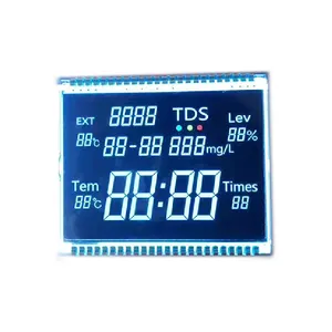 20x4字符STN蓝色液晶显示面板，带白色发光二极管背光