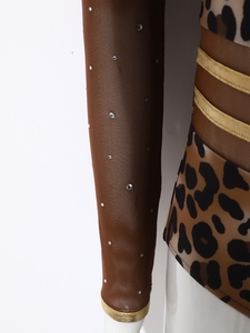 Traje de Leotardo de Cavernícola para Niñas de 6 a 16 Años, Mono de Baile con Botones en la Entrepierna y Mangas Extraíbles para Fiestas Temáticas y Cosplay - Product Image 4