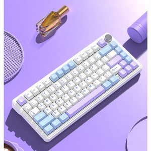 Tấn Công Cá Mập <span class=keywords><strong>X85</strong></span> Không Dây 82 Phím Chơi Game Cơ Khí Bàn Phím Với Núm Hot Swappable Gasket 75 Phần trăm Bàn Phím - Product Image 5