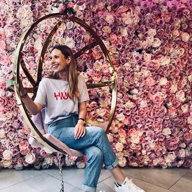 Chaise à bascule suspendue en métal, meuble décoratif de luxe, offre spéciale, pour adultes et enfants