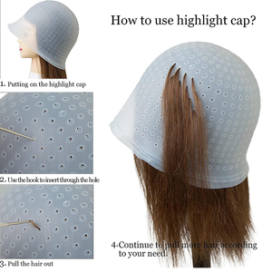 FYD Gorro <span class=keywords><strong>de</strong></span> Silicona para Mechas, Ideal para Uso Doméstico y Profesional en Peluquerías, Herramienta <span class=keywords><strong>de</strong></span> Peinado <span class=keywords><strong>de</strong></span> Silicona Duradera - Product Image 3