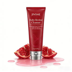 Crema Facial Iluminadora y Antioxidante OEM ODM, Limpiador Facial de 125 ml, Extracto de Granada, Polifenoles, Vitamina C, Revitalizante para Piel Áspera - Product Image 4