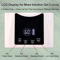 Professionnel Rechargeable 98w Flash Cure UV Led Nail Lamp Uv Light Nail Dryer pour Ongles Gel Polish