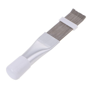 <span class=keywords><strong>Brosse</strong></span> à ailettes en acier inoxydable <span class=keywords><strong>pour</strong></span> condenseur de climatiseur, outil de nettoyage de climatiseur, redresseur d'ailettes CVC, <span class=keywords><strong>pour</strong></span> évaporateur et <span class=keywords><strong>radiateur</strong></span>, DIY OEM - Product Image 5