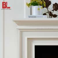 Cheminée électrique décorative moderne F-655SS en bois imitation français avec insert chauffant électrique intégré