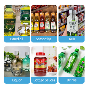 Machine de remplissage automatique pneumatique de haute précision de 5 <span class=keywords><strong>litres</strong></span> pour jus, huile, bouteilles en verre avec contrôle PLC - Product Image 5