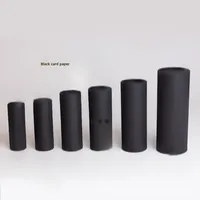 Tubes en carton kraft recyclables de 30 ml (1 oz) à spirale, avec couvercle, impression quadricolore, pour bijoux, crayons, thé, café