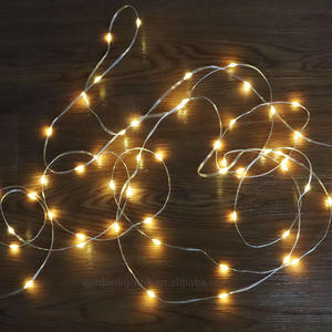 Guirlandes lumineuses personnalisées blanc chaud à brancher sur fil de cuivre étanche IP44 pour chambre à coucher, arbre de Noël, porche, patio, jardin, fête de mariage - Product Image 3
