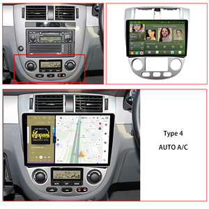 Écran de lecteur <span class=keywords><strong>DVD</strong></span> 16 + 512GB Crystal Sound 850 Android 14 pour Chevrolet Lacetti BUICK EXCELLE <span class=keywords><strong>Daewoo</strong></span> Gentra 2004-2013 - Product Image 2