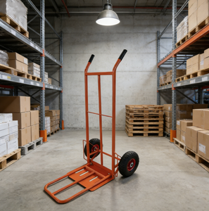 दो पहिया स्टेनलेस स्टील के गोदाम के साथ 150 किलोग्राम भार क्षमता के साथ भार क्षमता, ट्रक फोल्डिंग ट्रॉली गुड़िया - Product Image 1