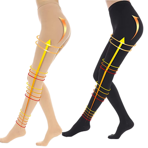 <span class=keywords><strong>Bas</strong></span> <span class=keywords><strong>de</strong></span> <span class=keywords><strong>contention</strong></span> médicaux <span class=keywords><strong>de</strong></span> qualité supérieure pour hommes et femmes, tricotés, mi-cuisses, à bout ouvert, antibactériens, anti-embolie, pour varices - Product Image 1