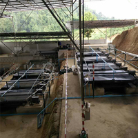Table vibrante Wilfley haute efficacité de type humide pour la concentration des minerais et le traitement du minerai d'or rocheux