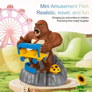 LASIVE TOYS Blocchi da Costruzione Fai-da-te, Giocattoli Educativi a Tema Parco Divertimenti, Giocattolo STEM Castello con Punte da Arrampicata e Smontaggio di Elementi - Product Image 3