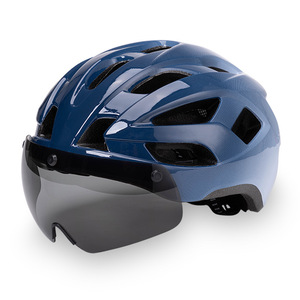 Casque de vélo en matériau PC+EPS, 26+ aérations, visière magnétique, protection de la tête pour le cyclisme, unisexe - Product Image 2