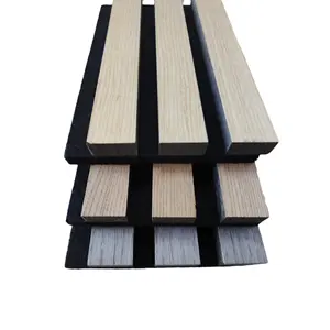 Hot Selling Soundproof Wall Panels For Home Panels Acoustical Wood Slat Panels