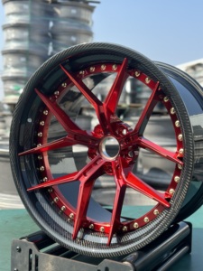 GVICHN Nouvelles jantes forgées haut de gamme de 20 à 22 pouces, design à cinq branches, fibre de carbone pour M3 M4 R8 S8 A8 pour Benz - Product Image 6