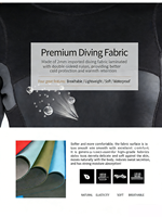 Combinaison de plongée semi-sèche personnalisée pour sports aquatiques et plongée sous-marine, vente en gros directe usine