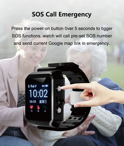 Pulsera de seguimiento de Alzheimer con GPS en tiempo real + lbs + WiFi de seguimiento sin correa extraíble reloj judicial C05 OEM y ODM - Product Image 5