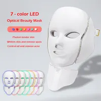 Máscara de beleza para lifting do rosto, pdt, photon, cuidados com a pele, rejuvenescimento, terapia com luz de led de 7 cores