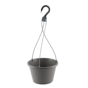 Jardinières de paniers suspendus <span class=keywords><strong>à</strong></span> surface brillante pour ornements de jardin de fleurs avec trous de drainage et chaîne en plastique - Product Image 5