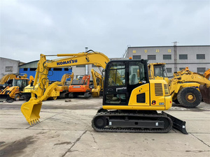 Mini excavatrice utilisée Pc60 de KOMATSU de 7 tonnes avec la voie en caoutchouc rapide d'excavatrice hydraulique de KOMATSU Pc70 de pouce avec le moteur d'EPA - Product Image 4