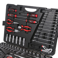 Nouveau design DISEN 180PCS fabriqué en Chine Boîte à outils Mécanicien Atelier Garage ensembles d'outils ensemble Socket