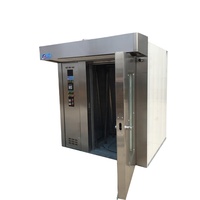 Four rotatif commercial en acier inoxydable à 64 plateaux avec machine de boulangerie et four de cuisson à vendre