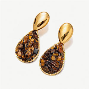 <span class=keywords><strong>2026</strong></span>ใหม่ต่างหูสแตนเลสรูปหัวใจสีม่วงสีชมพูธรรมชาติจี้พีชต่างหูผู้หญิงสไตล์อินเทรนด์ - Product Image 5