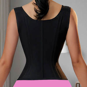 LANGQIN Faja Reductora Colombiana Transpirable para Mujer, Control de Abdomen, Moldeador Corporal con Cierre de Cremallera, Secado Rápido, Antibacteriano - Product Image 2