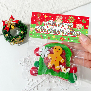 Balles anti-stress de Noël Kawaii pour enfants et adultes, décorations de bureau, jouets sensoriels moelleux en caoutchouc, cadeaux de fête - Product Image 6