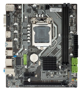 ชิปเซ็ตอินเทล <span class=keywords><strong>H110</strong></span> ซ็อกเก็ต LGA 1151 เมนบอร์ด M ATX DDR3/DDR4 USB3.0 SATA3.0 M.2 รองรับซีพียูรุ่นที่ 6/7 - Product Image 1