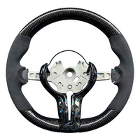 Volant à fond plat en fibre de carbone, directement de l'usine, pour BM/W E61 E70 X5 E71 X6 E46, pièces de modification et d'amélioration de l'intérieur