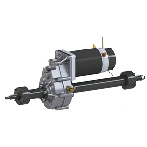 2200W 36V 5000RPM 57:1 87rpm 850MM ערכת מנוע סרן אחורי חשמלי סרן עבור תלת אופן דומפר של חוות קוריאה