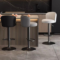 Chaises de bar européennes de luxe confortables, style nordique, chaises de bar pour la maison, décoration de restaurant, tabourets de bar pour la cuisine