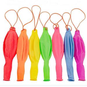 ลูกโป่งเจาะรู DJTSN Neon 18 "50 ลูก  ลูกโป่งเจาะรูสำหรับเด็ก งานหนัก ทนทาน พร้อมสายรัดยาง - Product Image 5