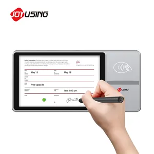 Tablet eletrônico de assinatura digital, almofada de assinatura digital de 10 polegadas com driver grátis USB-HID sensível à pressão do banco pdf