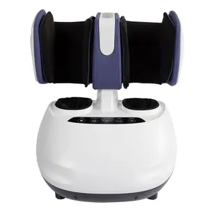 Upgraded Leg Massager Airbag Circulação Sanguínea Inteligente para Pé Bezerro Joelho Perna Braço Massagem Máquina Pé Massageador com calor