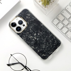 Electroplated <span class=keywords><strong>Seashell</strong></span> kết cấu điện thoại di động Trường hợp đối với Apple iPhone 11 12 13 14 15 16 17 Pro Max rắn màu chống-mùa thu Bìa - Product Image 1