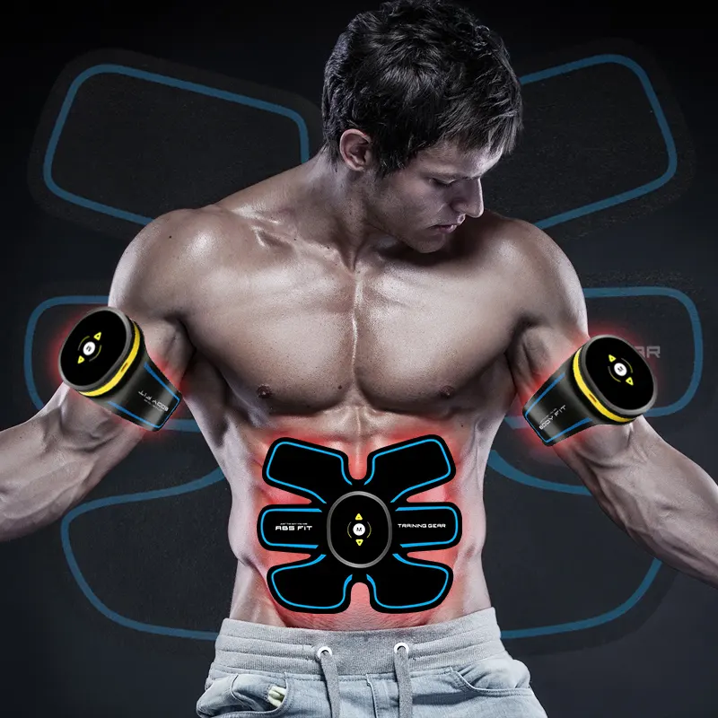 Estimulador de músculo profundo elétrico sem fio, treinador muscular