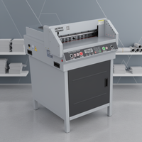 Machine à découper le papier électrique Fayon Kartech G450VS+ A2 450 mm, moteur AC 220V/110V, 17,7 pouces, automatique, état neuf