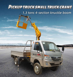수동 및 원격 제어 작동 너클 붐 1.3톤 경트럭용 미니 이동식 리프팅 크레인 - Product Image 3