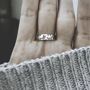 Anello PDANY con Farfalla Ispirazionale, Design Vintage con Incisione 'Soul Shine', Anello Europeo alla Moda per Donne - Product Image 6