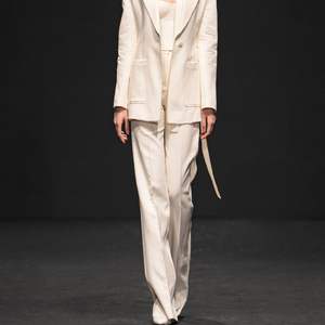 À la mode femmes MIRRI sable JACQUARD pantalon droit luxe pantalon ensemble 2025 été printemps vêtements - Product Image 6