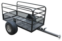 Impact met en œuvre ATV/UTV chariot utilitaire robuste remorque de cargaison remorque de basculement