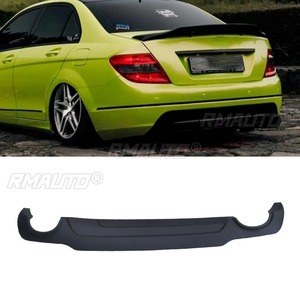 Pour Mercedes Benz W204 2011-2014 Édition Sport, Spoiler de pare-chocs arrière, Lame de pare-chocs, Embout d'échappement, Protection de pare-chocs en acier inoxydable, Accessoires - Product Image 3
