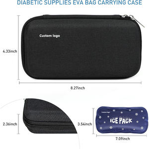 Estuche de Viaje para Insulina con Aislamiento EVA, Kit de Medicamentos para el Cuidado de la Diabetes, para Insulina en Formato Pen y Suministros Diabéticos - Product Image 5