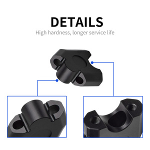 Elevador de manillar de motocicleta de aleación de aluminio negro para Honda CB400X CB500X F NC700S NC750X, mejora - Product Image 3