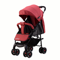 Poussette portable pliante et légère pour nouveau-né, pour s'asseoir et s'allonger